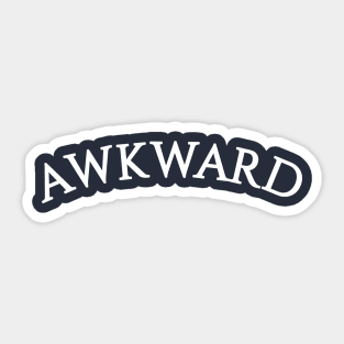 Funny Introvert Awkward T-Shirt Sticker